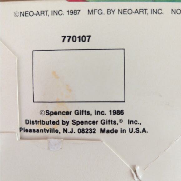 Vintage 1986 Round Bottom Glass Set by Spenser Gifts Set of Four Original Box - Picture 4 of 10